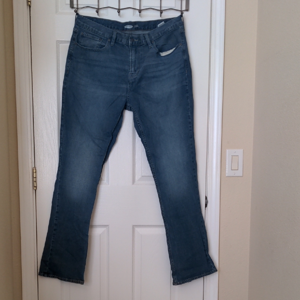 Old Navy Classic Blue Boot-Cut Jeans